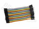 Breadboard jumper cables Dupont 10cm male/male 40PCS